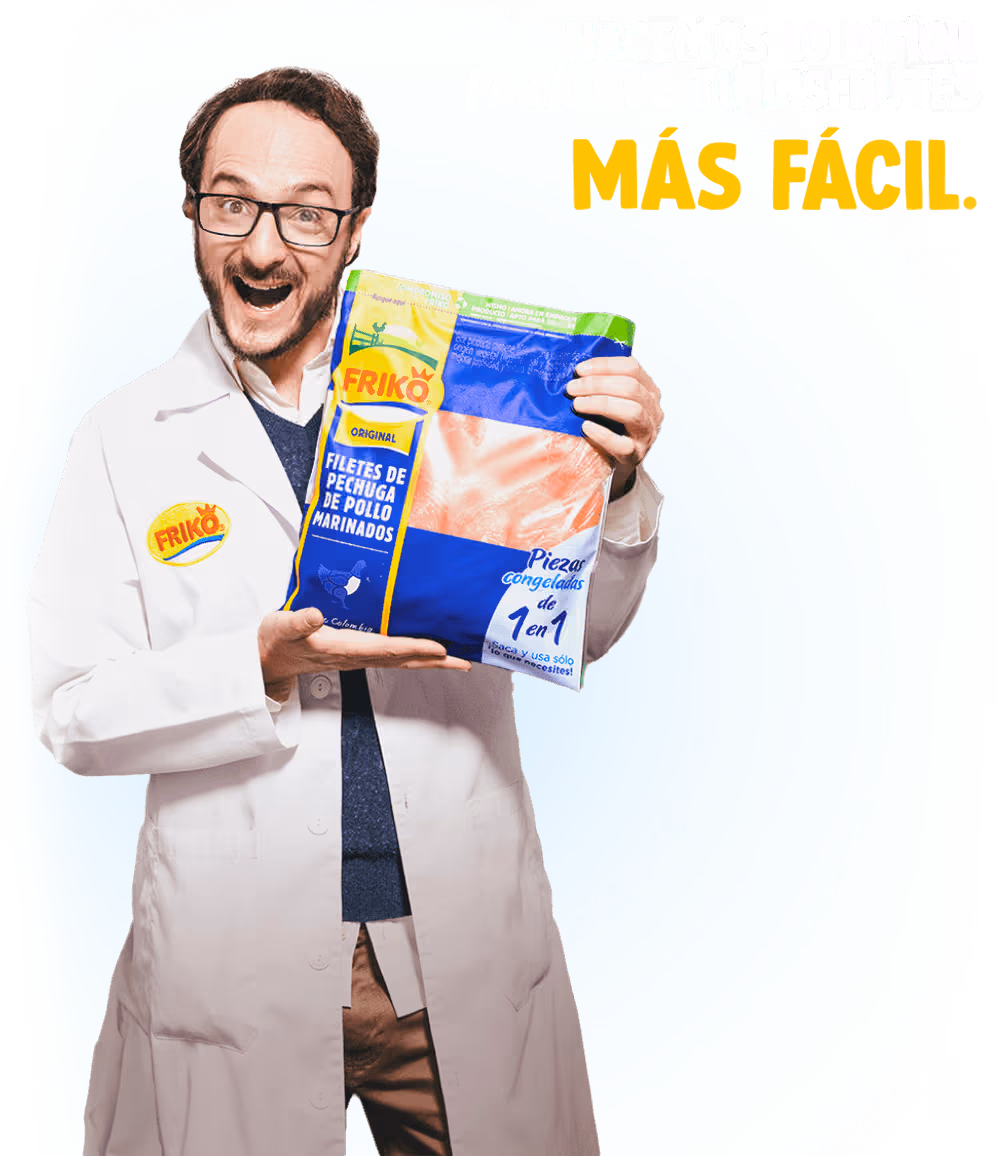 Científico explicando