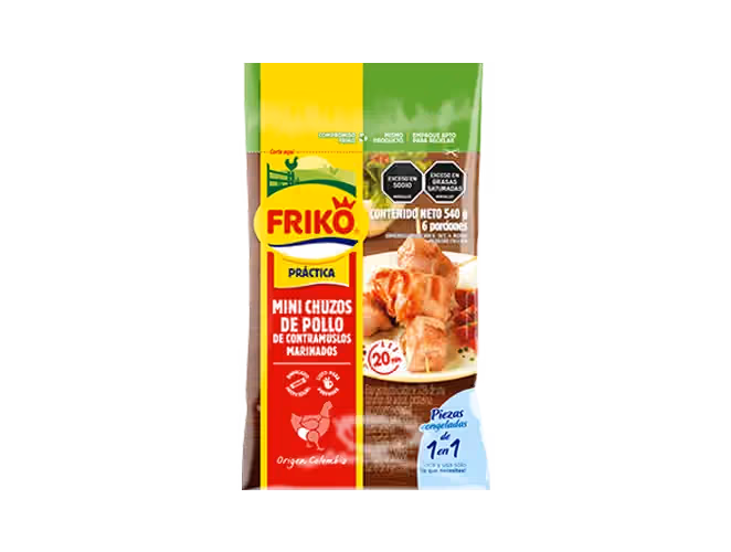Mini chuzos de pollo Friko - Línea Práctica, perfectos para compartir