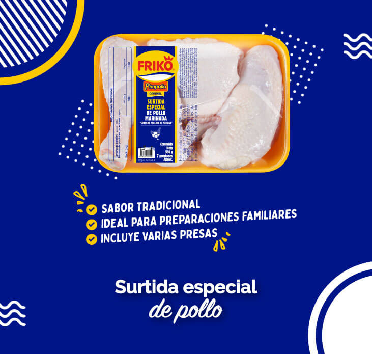 Productos de pollo Friko