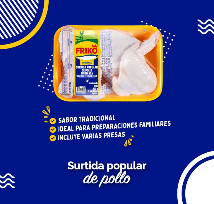Productos de pollo Friko
