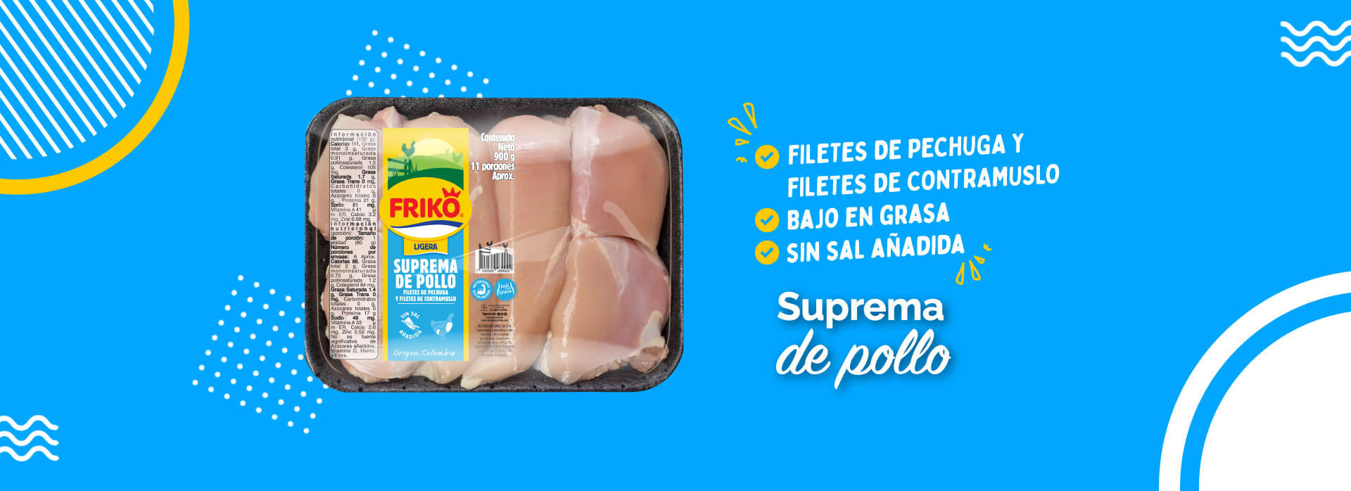Suprema de Pollo Refrigerada