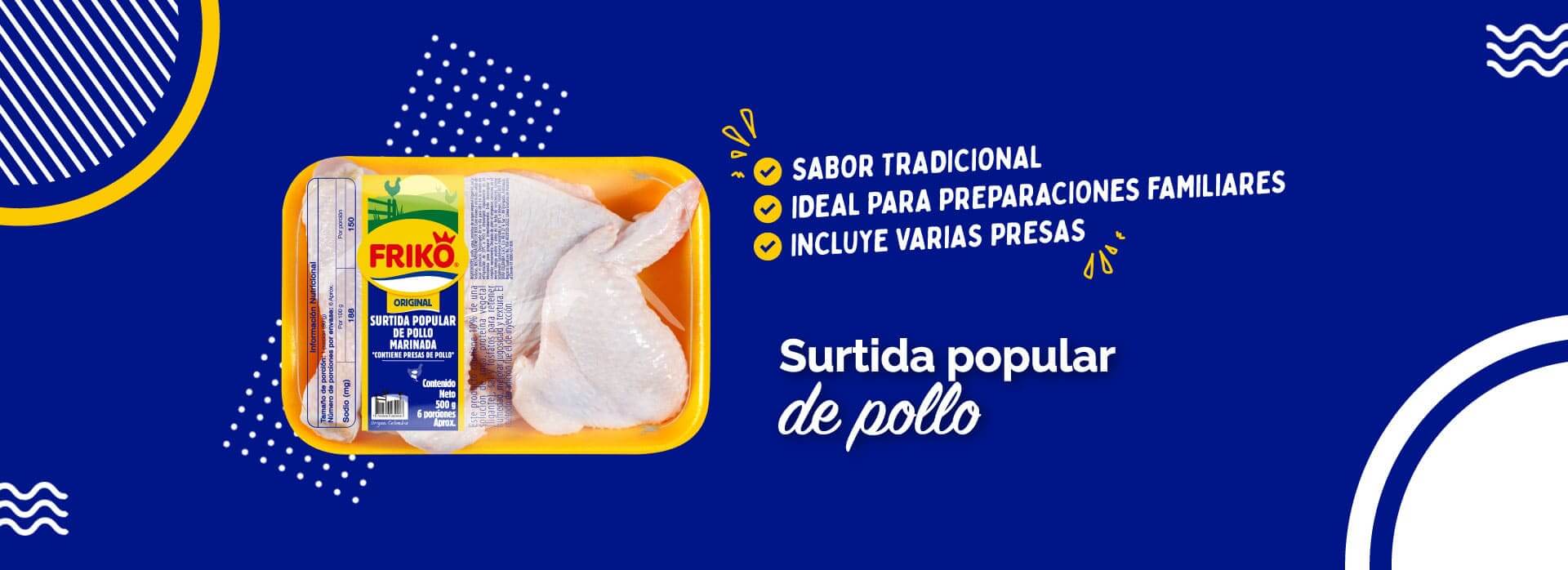 Productos de pollo Friko