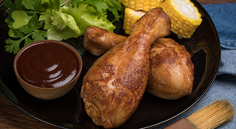 Muslos de pollo bbq de pollo Friko