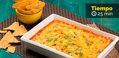 Cómo preparar dip de pollo para el parche