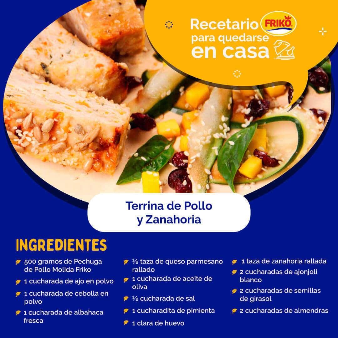 Terrina de pollo y Zanahoria