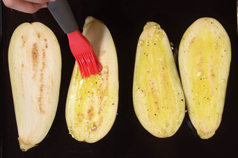 Mezcla las berenejenas