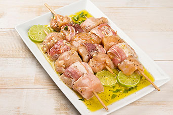 Receta chuzos colombianos