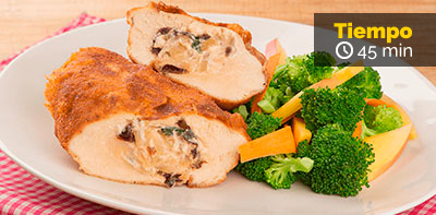 Cómo preparar pechugas de pollo rellenas