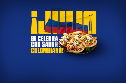 ¡Julio se celebra con sabor colombiano! linea original