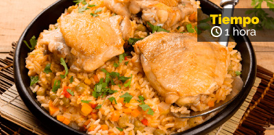 Cómo preparar arroz caldoso con contramuslos