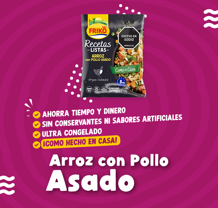 Conoce el nuevo arroz con pollo Friko