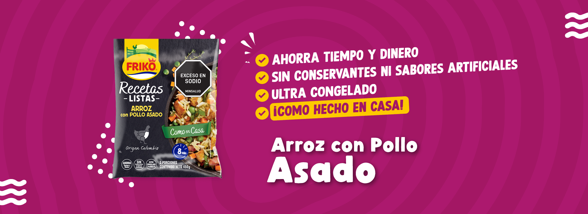 Conoce el nuevo arroz con pollo Friko