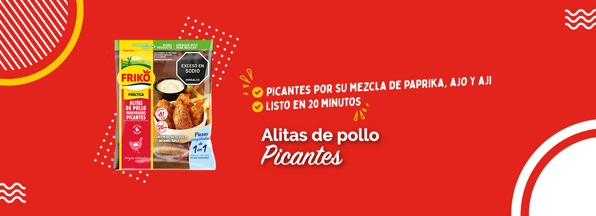 Alitas de Pollo Picantes