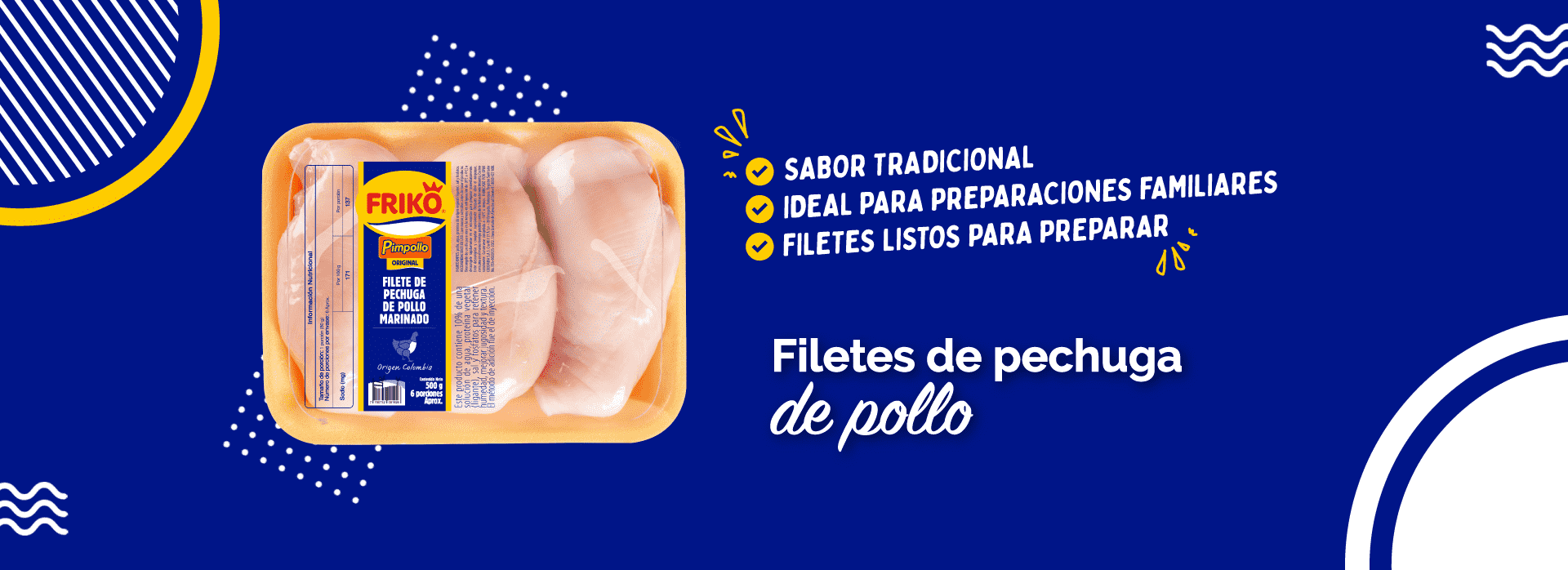 Productos de pollo Friko