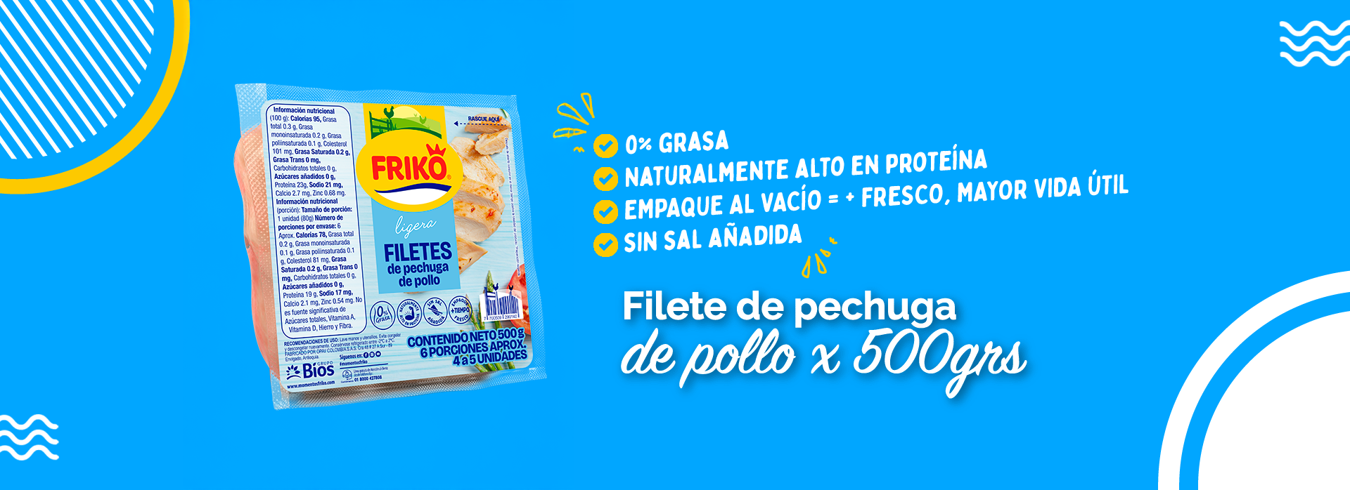 Productos de pollo Friko