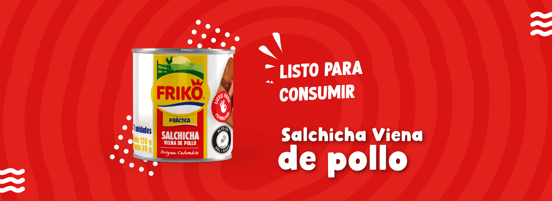 Conoce la nueva Salchicha Viena de Pollo