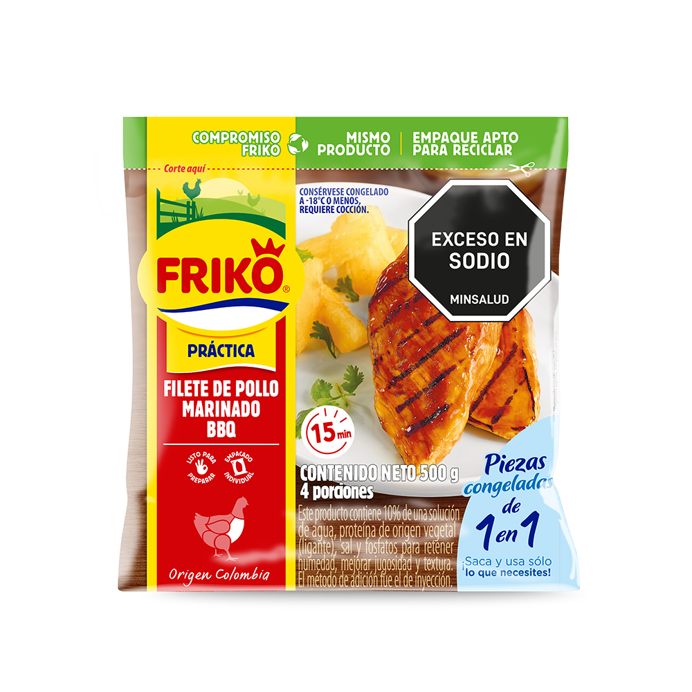 Filete de pollo BBQ Friko